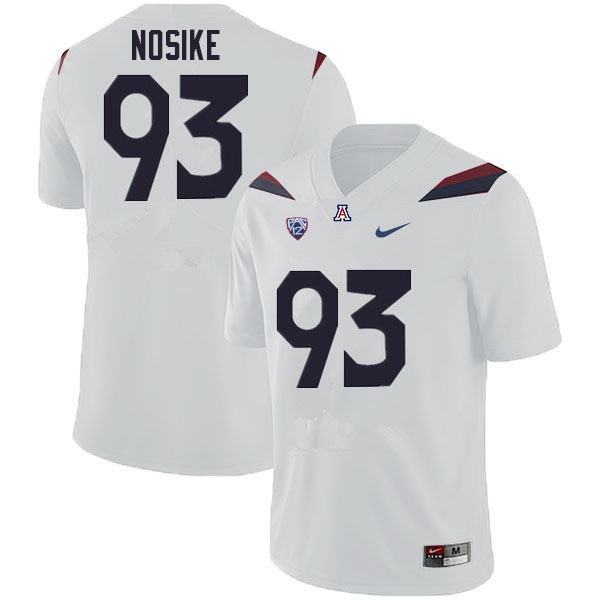 Men #93 Ugochukwu Nosike Arizona Wildcats College Football Jerseys Sale-White - Click Image to Close